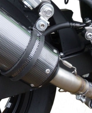 Escape compatível com Kawasaki Ninja 300 R 2012-2017, Furore Nero, Escape legal, homologado, silenciador com db killer removível e tubo de ligação específico 