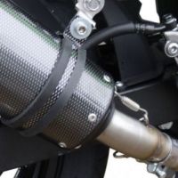 Escape compatível com Kawasaki Ninja 300 R 2012-2017, Furore Nero, Escape legal, homologado, silenciador com db killer removível e tubo de ligação específico 