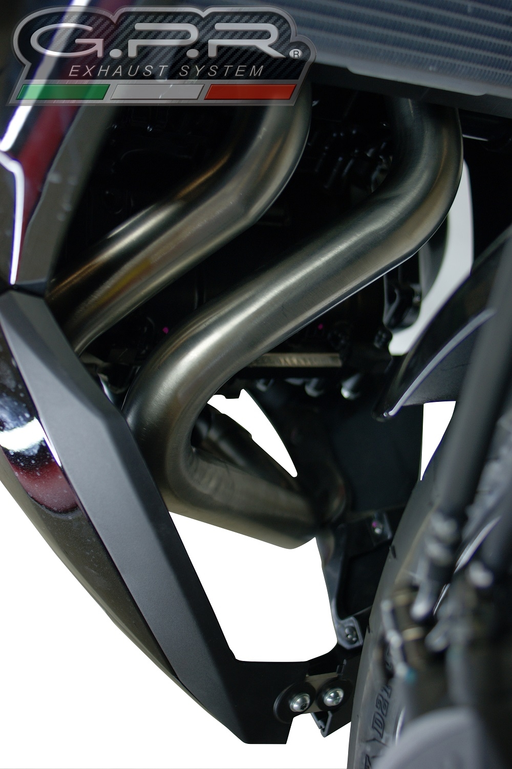 Escape compatível com Kawasaki Ninja 650 2017-2020, Powercone Evo, Escape completo, não legal para países da UE, com db killer removível 