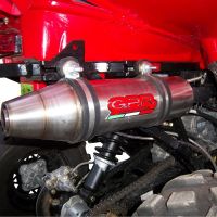Escape compatível com Polaris Scrambler 500 2001-2012, Deeptone Atv, Sistema homologado,legal, linha completa, incluindo db killer removível mais coletor 