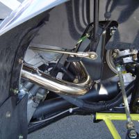 Escape compatível com Polaris Scrambler 500 2001-2012, Deeptone Atv, Sistema homologado,legal, linha completa, incluindo db killer removível mais coletor 