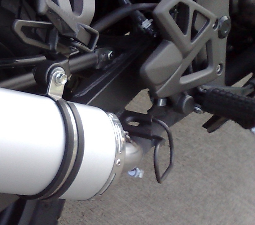 Escape compatível com Kymco Quannon 125 2007-2016, Satinox , Escape legal, homologado, silenciador com db killer removível e tubo de ligação específico 