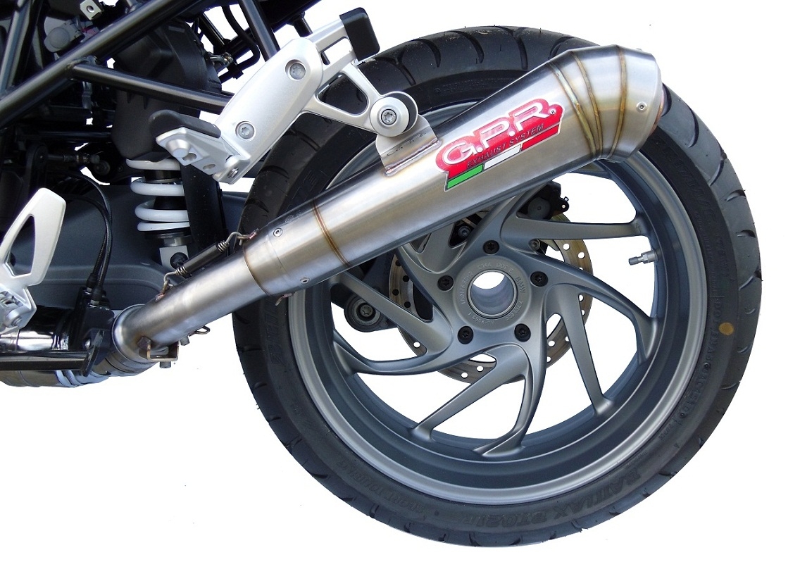 Escape compatível com Bmw R 1200 R 2011-2014, Powercone Evo, Escape legal, homologado, silenciador com db killer removível e tubo de ligação específico 