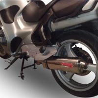 Escape compatível com Bmw R 1100 Rt 1994-2001, Trioval, Escape legal, homologado, silenciador com db killer removível e tubo de ligação específico 