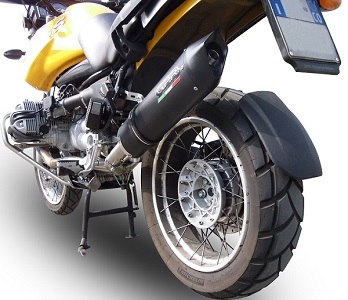Escape compatível com Bmw R 1150 Gs -Adventure 1999-2004, Furore Nero, Escape legal, homologado, silenciador com db killer removível e tubo de ligação específico 