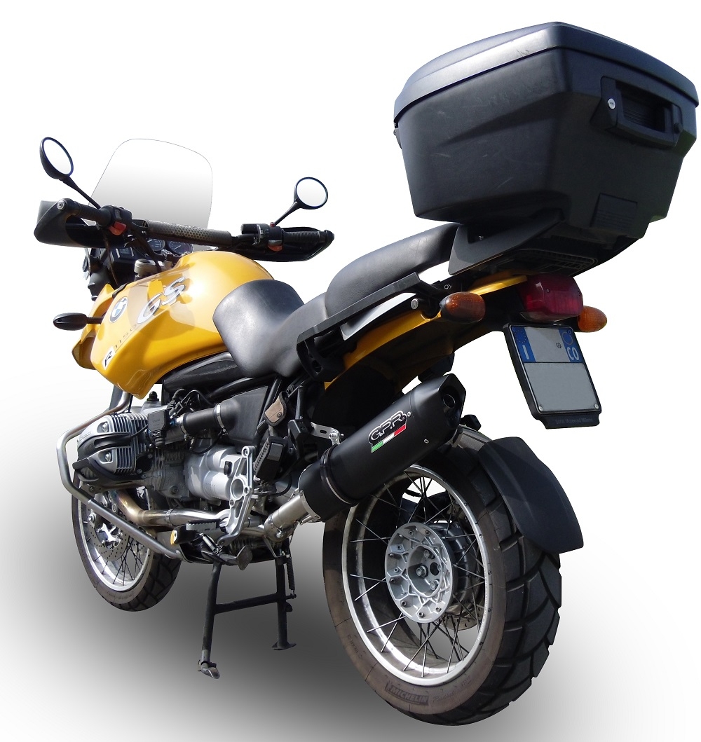 Escape compatível com Bmw R 1150 Gs -Adventure 1999-2004, Furore Nero, Escape legal, homologado, silenciador com db killer removível e tubo de ligação específico 