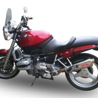 Escape compatível com Bmw R 1100 Rt 1994-2001, Trioval, Escape legal, homologado, silenciador com db killer removível e tubo de ligação específico 