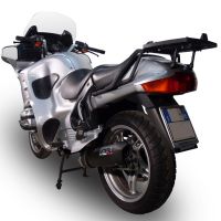 Escape compatível com Bmw R 1150 Rt 2000-2006, Furore Nero, Escape legal, homologado, silenciador com db killer removível e tubo de ligação específico 