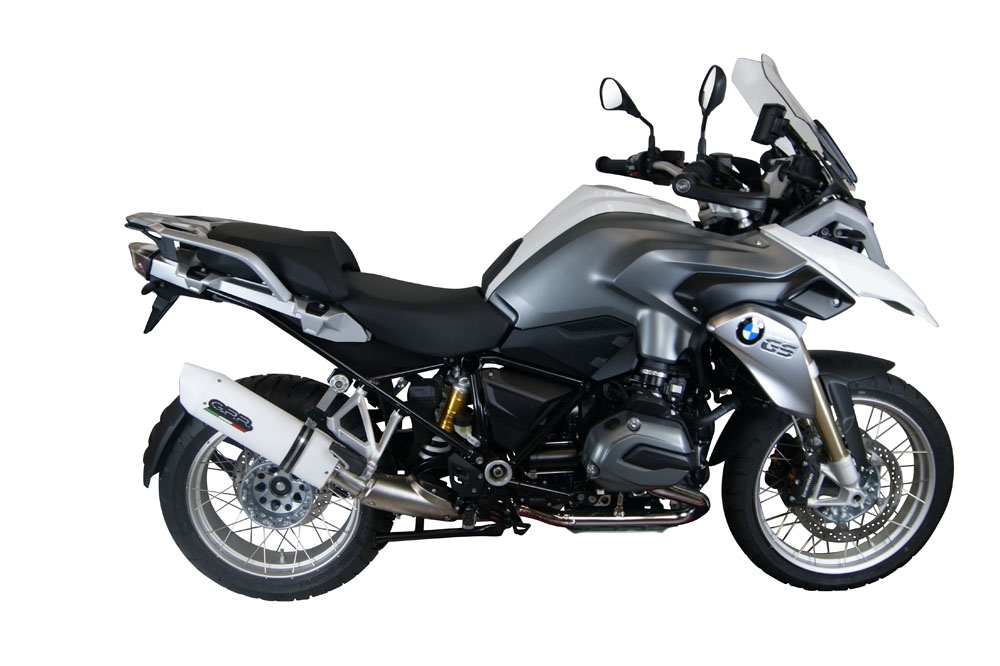 Escape compatível com Bmw R 1200 Gs -Adventure 2013-2016, Albus Ceramic, Escape legal, homologado, silenciador com db killer removível e tubo de ligação específico 