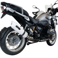Escape compatível com Bmw R 1200 Gs -Adventure 2013-2016, Albus Ceramic, Escape legal, homologado, silenciador com db killer removível e tubo de ligação específico 