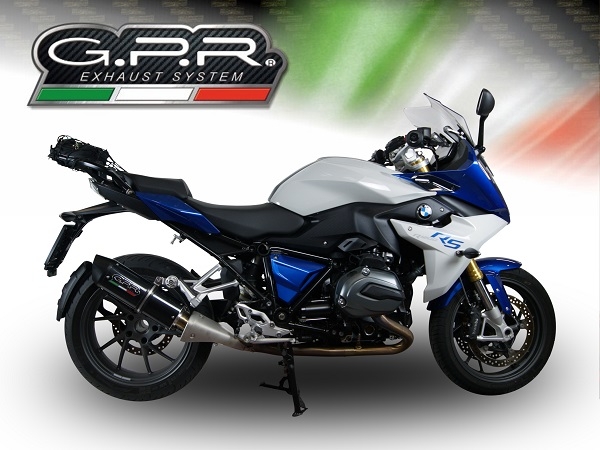 Escape compatível com Bmw R 1200 Rs Lc 2015-2016, Furore Nero, Escape legal, homologado, silenciador com db killer removível e tubo de ligação específico 