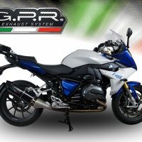Escape compatível com Bmw R 1200 Rs Lc 2015-2016, Furore Nero, Escape legal, homologado, silenciador com db killer removível e tubo de ligação específico 