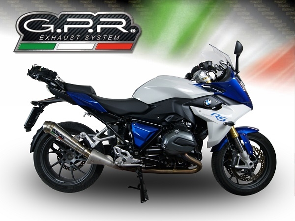 Escape compatível com Bmw R 1200 Rs Lc 2015-2016, Powercone Evo, Escape legal, homologado, silenciador com db killer removível e tubo de ligação específico 
