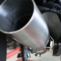 Escape compatível com Bmw R 1250 R -Rs 2021-2024, Dual Inox, Escape legal, homologado, silenciador com db killer removível e tubo de ligação específico 