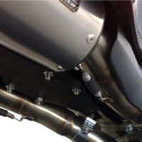 Escape compatível com Yamaha Yzf 1000 R1 2007-2008, Albus Ceramic, Par de silenciosos de escape homologadas, com db killer removível e tubos de ligação específicos 