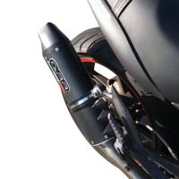 Escape compatível com Cagiva V-Raptor 1000 2000-2002, Furore Nero, Par de silenciosos de escape homologadas, com db killer removível e tubos de ligação específicos 