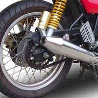 Escape compatível com Royal Enfield Continental GT 535 2014-2016, Vintacone, Sistema racing Silencioso com tubo de ligação 