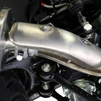 Escape compatível com Royal Enfield Himalayan 410 Diam.36mm 2017-2020, Albus Ceramic, Sistema homologado apenas para ruído, válido para mercados fora da UE Silencioso com tubo de ligação 