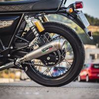 Escape compatível com Royal Enfield Interceptor 650 2021-2025, Powercone Evo, Escape duplo, não legal para os países membros da UE, incluindo db killers removíveis e tubos de ligação 