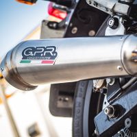 Escape compatível com Royal Enfield Interceptor 650 2021-2025, Powercone Evo, Escape duplo, não legal para os países membros da UE, incluindo db killers removíveis e tubos de ligação 