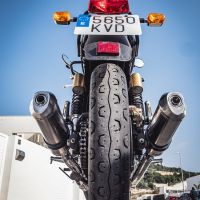 Escape compatível com Royal Enfield Interceptor 650 2019-2020, Satinox, Escape duplo, não legal para os países membros da UE, incluindo db killers removíveis e tubos de ligação 