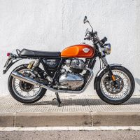 Escape compatível com Royal Enfield Continental 650 2019-2020, Ultracone, Escape duplo, não legal para os países membros da UE, incluindo db killers removíveis e tubos de ligação 