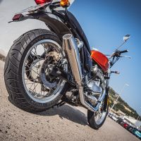 Escape compatível com Royal Enfield Interceptor 650 2021-2025, Ultracone, Escape duplo, não legal para os países membros da UE, incluindo db killers removíveis e tubos de ligação 