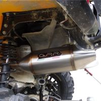 Escape compatível com Can Am Outlander 650 XMR 2013-2023, Deeptone Atv, Escape legal, homologado, silenciador com db killer removível e tubo de ligação específico 