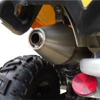 Escape compatível com Can Am Outlander 650 XMR 2013-2023, Deeptone Atv, Escape legal, homologado, silenciador com db killer removível e tubo de ligação específico 