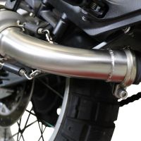 Escape compatível com Husqvarna Svartpilen 401 2018-2019, M3 Titanium Natural, Escape legal, homologado, silenciador com db killer removível e tubo de ligação específico 