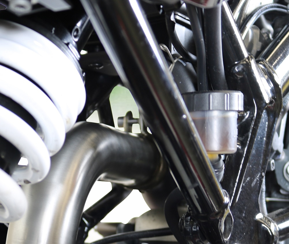 GPR escape compatível com  Husqvarna Svartpilen 401 2018-2019, Powercone Evo, Escape homologado semi-completo com db killer removível e com catalisador 