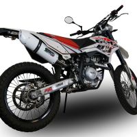 Escape compatível com Beta RR 125 Enduro Lc 4t 2010-2018, Albus Ceramic, Escape legal, homologado, silenciador com db killer removível e tubo de ligação específico 