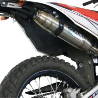 Escape compatível com Beta RR 125 Enduro Lc 4t 2010-2018, Deeptone Inox, Escape legal, homologado, silenciador com db killer removível e tubo de ligação específico 