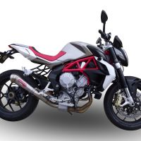 Escape compatível com Mv Agusta Brutale 800 2017-2020, Powercone Evo, Escape homologado, legal para mercados NÃO europeus, incluindo tubo de ligação e db killer removível 
