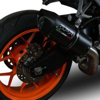Escape compatível com Honda Cbr 1000 Rr 2014-2016, Furore Nero, Sistema racing Silencioso com tubo de ligação 