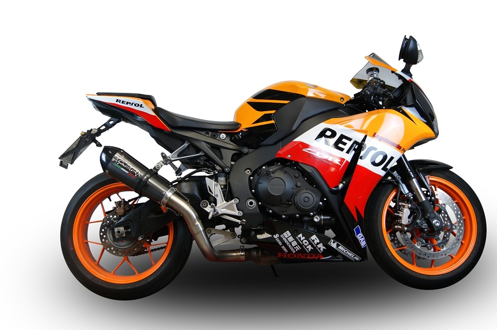 GPR escape compatível com  Honda Cbr 1000 Rr 2014-2016, New Grand Prix Evo Titanium, Sistema racing Silencioso com tubo de ligação 