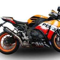 GPR escape compatível com  Honda Cbr 1000 Rr 2014-2016, New Grand Prix Evo Titanium, Sistema racing Silencioso com tubo de ligação 