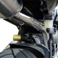 Escape compatível com Honda Cbr 1000 Rr 2004-2007, Tiburon Poppy, Sistema racing Silencioso com tubo de ligação 