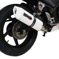 Escape compatível com Honda Cbr 300 R 2014-2016, Albus Ceramic, Escape legal, homologado, silenciador com db killer removível e tubo de ligação específico 