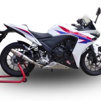 Escape compatível com Honda Cbr 500 R 2019-2022, Deeptone Inox, Escape legal, homologado, silenciador com db killer removível e tubo de ligação específico 