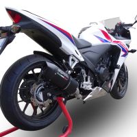Escape compatível com Honda Cbr 500 R 2023-2024, Furore Nero, Escape legal, homologado, silenciador com db killer removível e tubo de ligação específico 