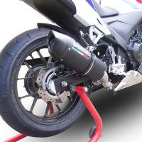 Escape compatível com Honda Cbr 500 R 2023-2024, Furore Nero, Escape legal, homologado, silenciador com db killer removível e tubo de ligação específico 