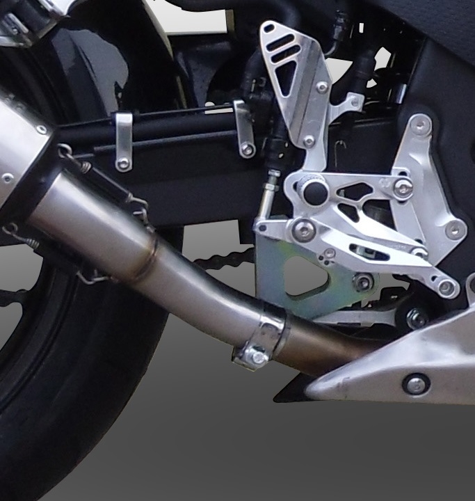 Escape compatível com Honda Cbr 500 R 2019-2022, Albus Evo4, Escape legal, homologado, silenciador com db killer removível e tubo de ligação específico 