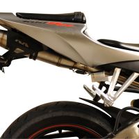 Escape compatível com Honda Cbr 600 Rr 2007-2018, Deeptone Inox, Sistema racing Silencioso com tubo de ligação 