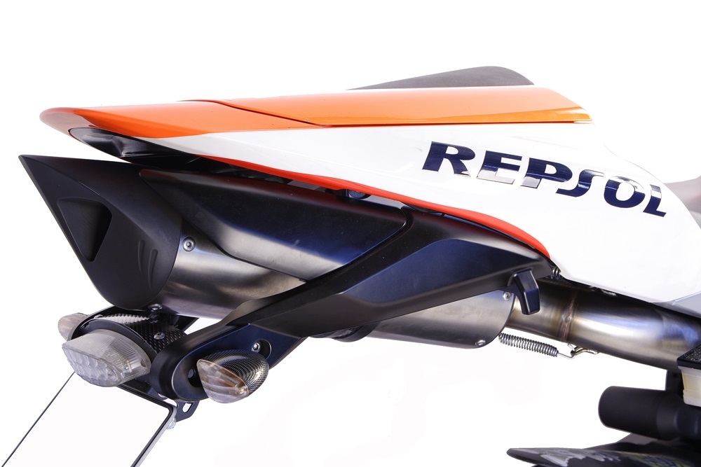 Escape compatível com Honda Cbr 600 Rr 2005-2006, Tiburon Titanium, Sistema racing Silencioso com tubo de ligação 