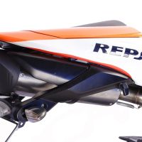 Escape compatível com Honda Cbr 600 Rr 2005-2006, Tiburon Titanium, Sistema racing Silencioso com tubo de ligação 
