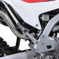 Escape compatível com Honda Crf 300 L - Rally 2021-2024, Albus Ceramic, Escape homologado, legal para mercados NÃO europeus, incluindo tubo de ligação e db killer removível 