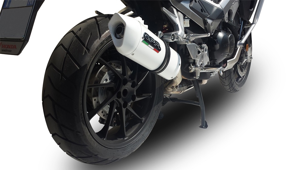 Escape compatível com Honda Vfr 800 X Crossrunner 800 2015-2016, Albus Ceramic, Escape legal, homologado, silenciador com db killer removível e tubo de ligação específico 