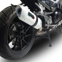 Escape compatível com Honda Vfr 800 X Crossrunner 800 2015-2016, Albus Ceramic, Escape legal, homologado, silenciador com db killer removível e tubo de ligação específico 