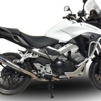 Escape compatível com Honda Crossrunner 800 Vfr 800 X 2015-2016, Powercone Evo, Escape legal, homologado, silenciador com db killer removível e tubo de ligação específico 